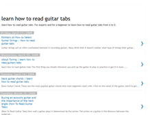 Tablet Screenshot of learn-how-to-read-guitar-tabs.blogspot.com