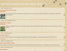 Tablet Screenshot of escuelanaranjos.blogspot.com