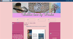Desktop Screenshot of bobbinlacebyduska.blogspot.com