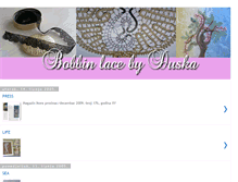 Tablet Screenshot of bobbinlacebyduska.blogspot.com