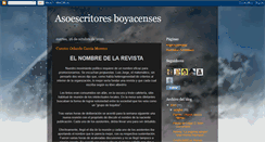Desktop Screenshot of boyacaescritores.blogspot.com