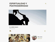 Tablet Screenshot of espiritualidadypostmodernidad.blogspot.com