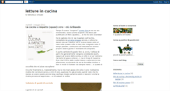 Desktop Screenshot of lettureincucina.blogspot.com