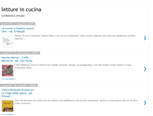Tablet Screenshot of lettureincucina.blogspot.com