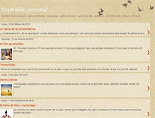 Tablet Screenshot of expresionpersonal.blogspot.com