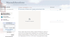 Desktop Screenshot of macaueducations.blogspot.com