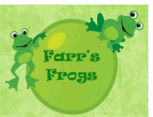 Tablet Screenshot of farrsfrogs.blogspot.com