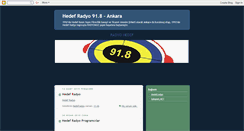 Desktop Screenshot of hedefradyo.blogspot.com