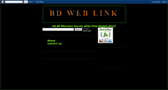 Desktop Screenshot of bdweblink09.blogspot.com