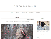 Tablet Screenshot of czechforeigner.blogspot.com