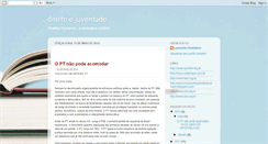 Desktop Screenshot of direitoejuventude.blogspot.com