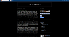 Desktop Screenshot of fsushortcuts.blogspot.com