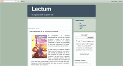 Desktop Screenshot of lectum.blogspot.com