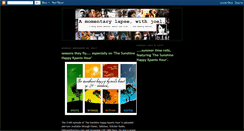 Desktop Screenshot of amomentarylapsewithjoel.blogspot.com