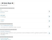 Tablet Screenshot of girlzzzrule.blogspot.com