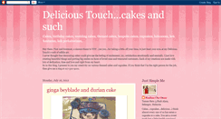 Desktop Screenshot of delicioustouch.blogspot.com