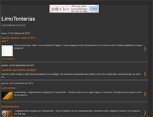 Tablet Screenshot of limotonterias.blogspot.com