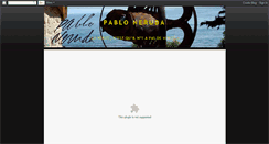 Desktop Screenshot of pablo-neruda2-france.blogspot.com