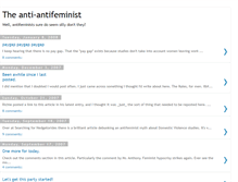 Tablet Screenshot of antiantifeminist.blogspot.com