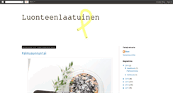 Desktop Screenshot of luonteenlaatuinen.blogspot.com