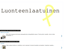 Tablet Screenshot of luonteenlaatuinen.blogspot.com