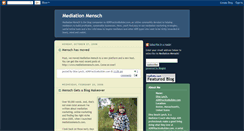 Desktop Screenshot of mediationmensch.blogspot.com