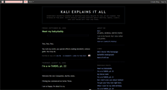 Desktop Screenshot of kali-explains-it-all.blogspot.com