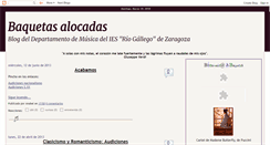 Desktop Screenshot of baquetasalocadas.blogspot.com