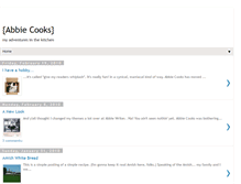 Tablet Screenshot of abbiescookingblog.blogspot.com