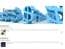 Tablet Screenshot of financial-planning-advice.blogspot.com