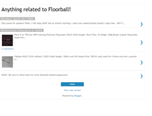 Tablet Screenshot of floorballstuff.blogspot.com