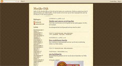 Desktop Screenshot of marijkedijk.blogspot.com