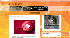 Desktop Screenshot of lovecotations.blogspot.com