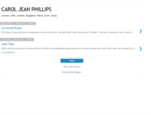 Tablet Screenshot of caroljeanphillips.blogspot.com