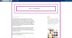 Desktop Screenshot of cd1again.blogspot.com