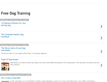 Tablet Screenshot of freedogtraining-ebooks.blogspot.com