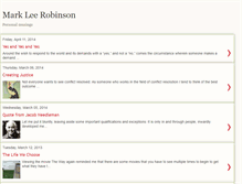 Tablet Screenshot of mlrobinson.blogspot.com