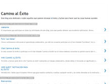 Tablet Screenshot of camino-exito.blogspot.com