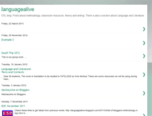 Tablet Screenshot of languagealive.blogspot.com