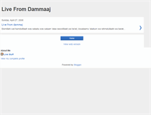 Tablet Screenshot of livefromdammaaj.blogspot.com