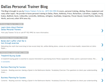 Tablet Screenshot of dallaspersonaltrainer.blogspot.com