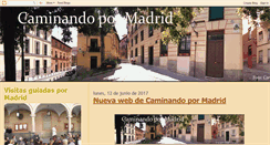 Desktop Screenshot of caminandopormadrid.blogspot.com