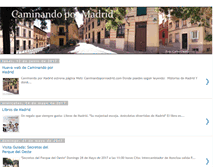 Tablet Screenshot of caminandopormadrid.blogspot.com