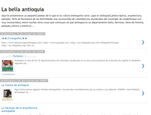 Tablet Screenshot of labellaantioquia.blogspot.com