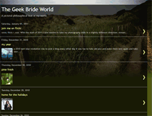 Tablet Screenshot of geekbrideworld.blogspot.com