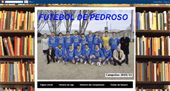 Desktop Screenshot of futeboldepedroso.blogspot.com