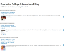 Tablet Screenshot of doncastercollegeinternational.blogspot.com