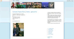 Desktop Screenshot of concerti-torino.blogspot.com