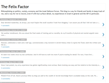 Tablet Screenshot of felixfactorinisrael.blogspot.com