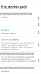Mobile Screenshot of bisuteriakarol.blogspot.com